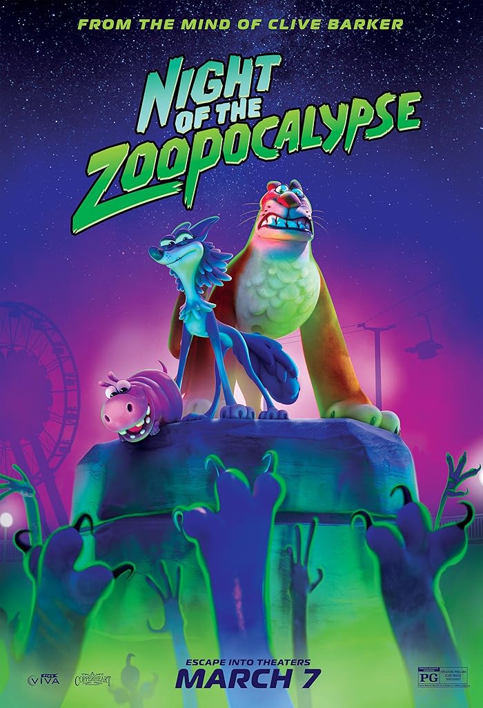 انمي فيلم Night of the Zoopocalypse 2024 مترجم اون لاين